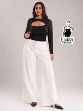 Blusa Manga Longa Tule Recorte Vazado Moderno Plus Size Preto / G Blusa Manga Longa Tule Recorte Vazado Moderno Plus