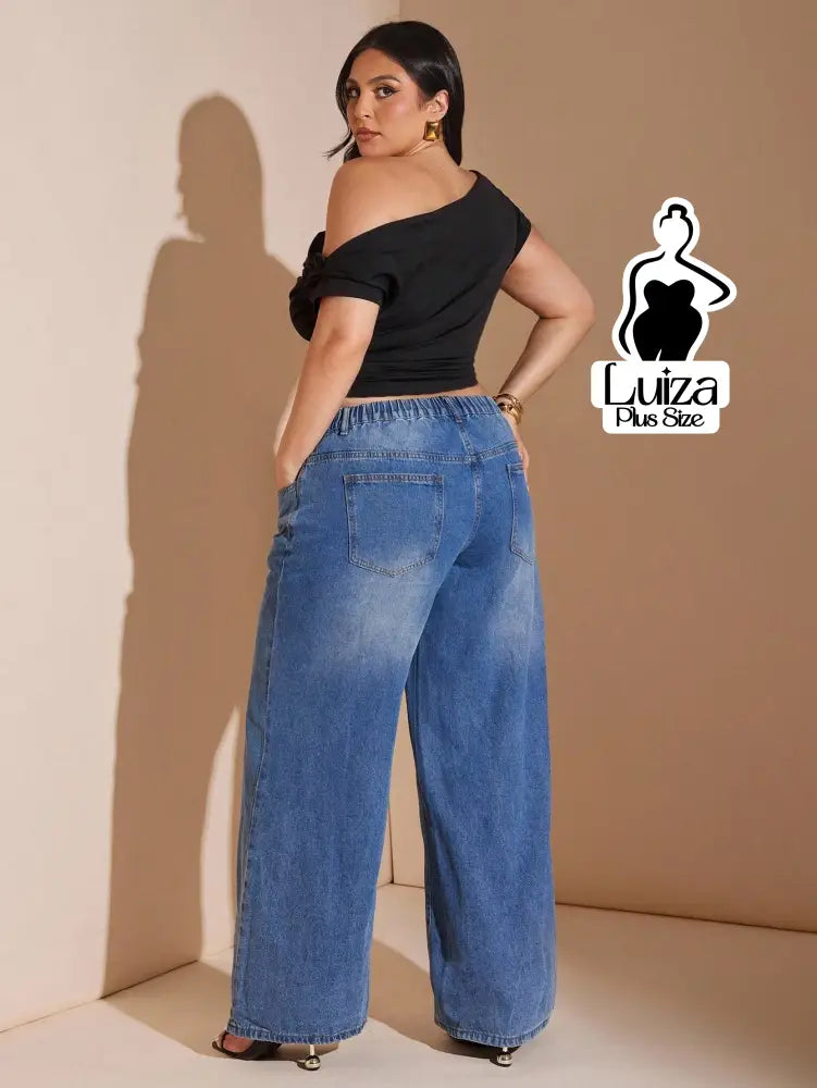 Blusa Um Ombro Manga Curta Ajustada Moderna Plus Size Blusa Um Ombro Manga Curta Ajustada Moderna Plus Size