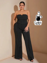 Calça Flare Alfaiataria Cintura Alta Sofisticada Plus Size Preto / G Calça Flare Alfaiataria Cintura Alta Sofisticada